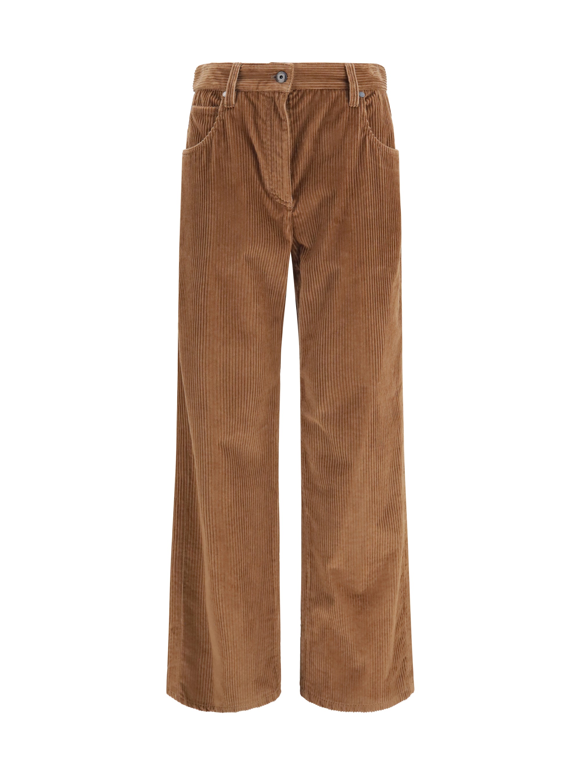 straight velvet pants