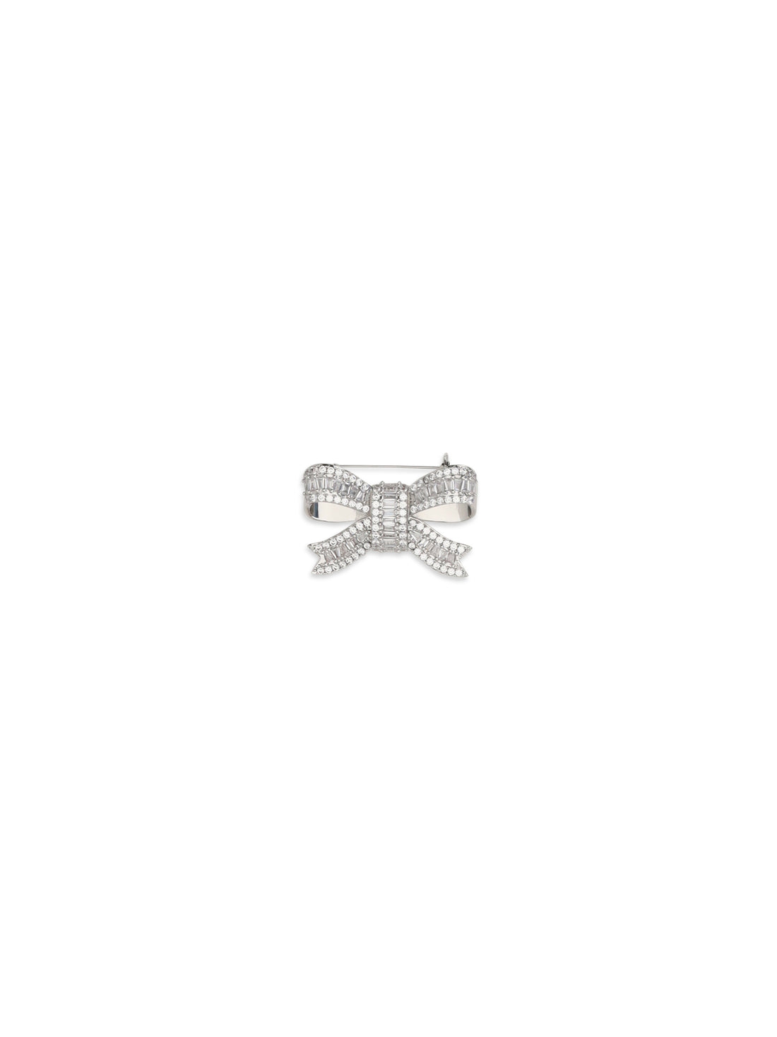 SELF-PORTRAIT OS crystal bow brooch