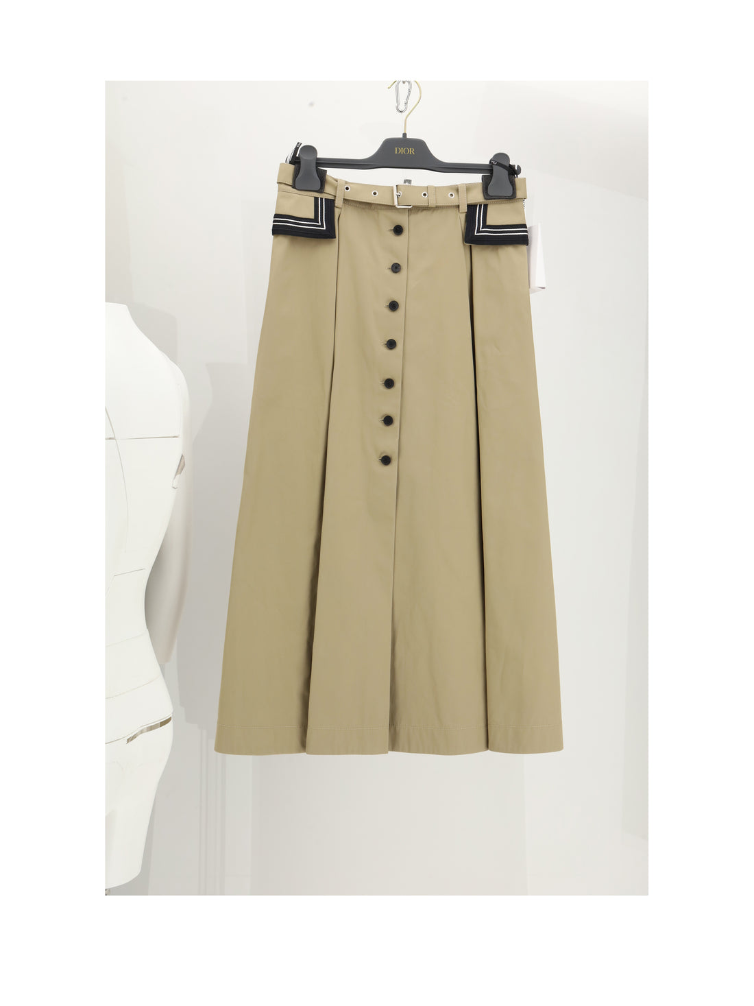 DIOR 36 ho-jupe nd-coton trench