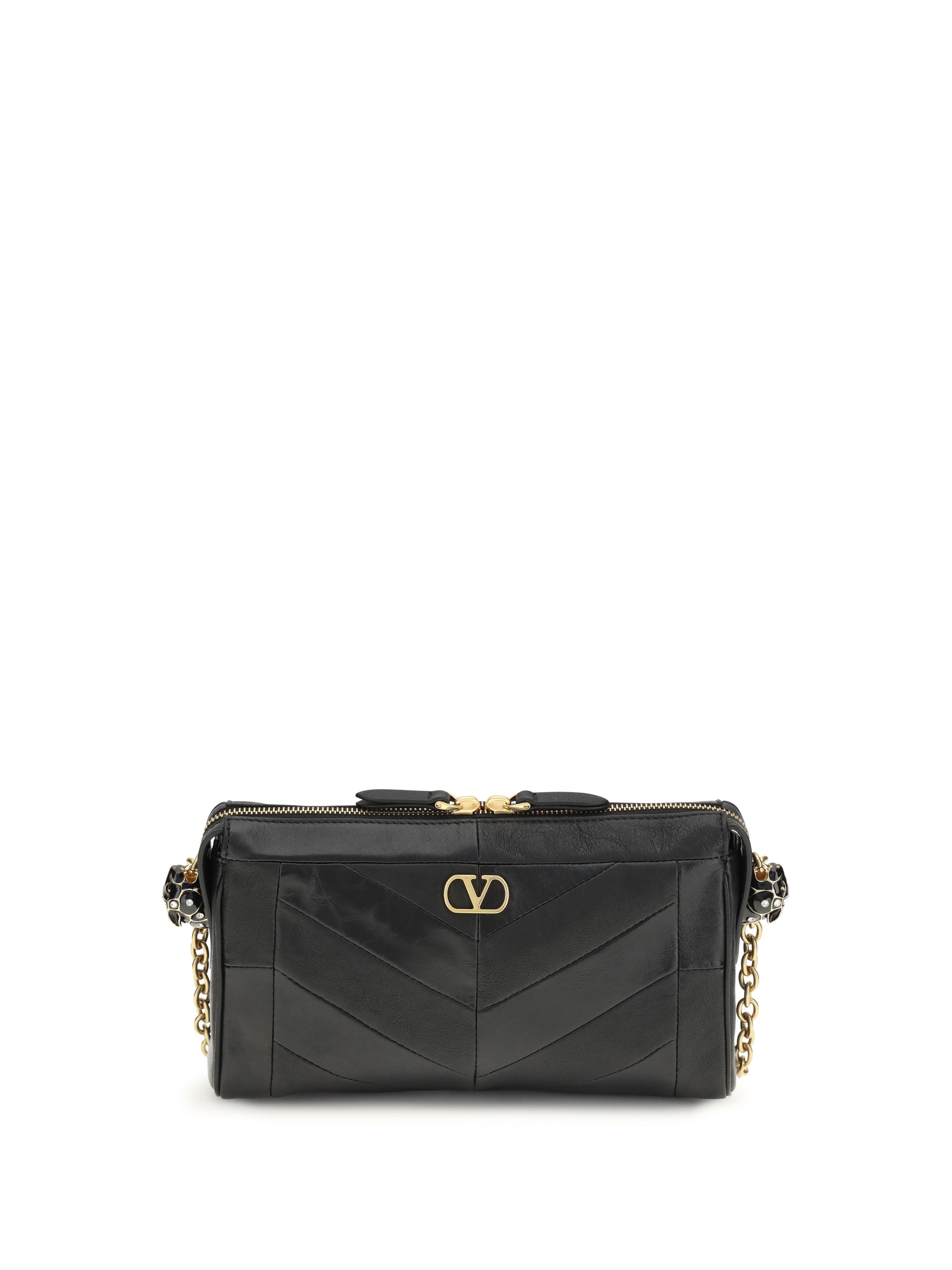 panthea small chevron shoulder bag
