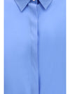 silk shirt with back gathering