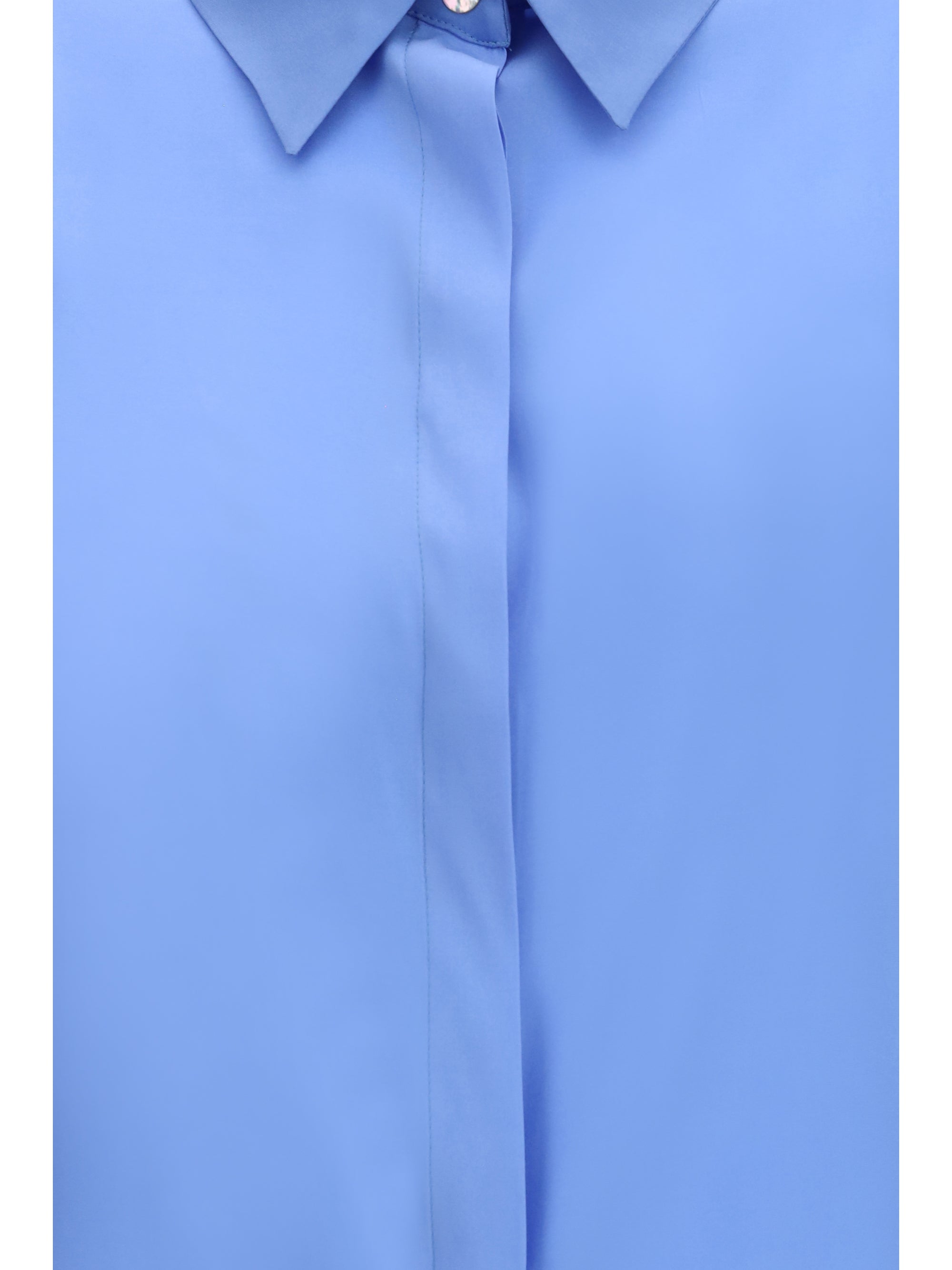 silk shirt with back gathering