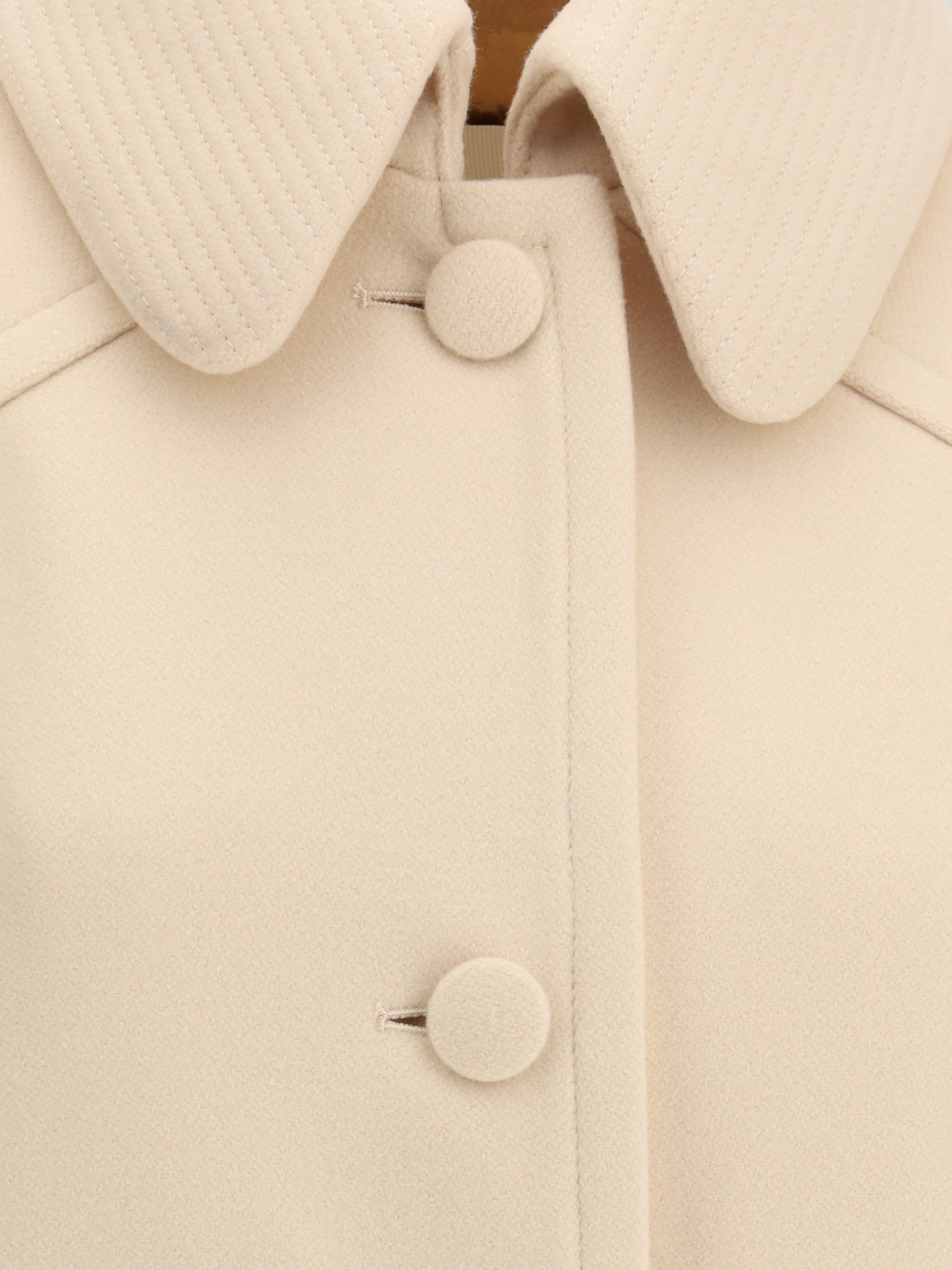 VALENTINO 44 wool drap caban