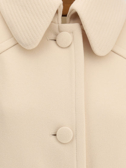 VALENTINO 44 wool drap caban