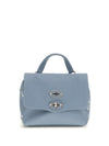 saeta baby leather postina handbag