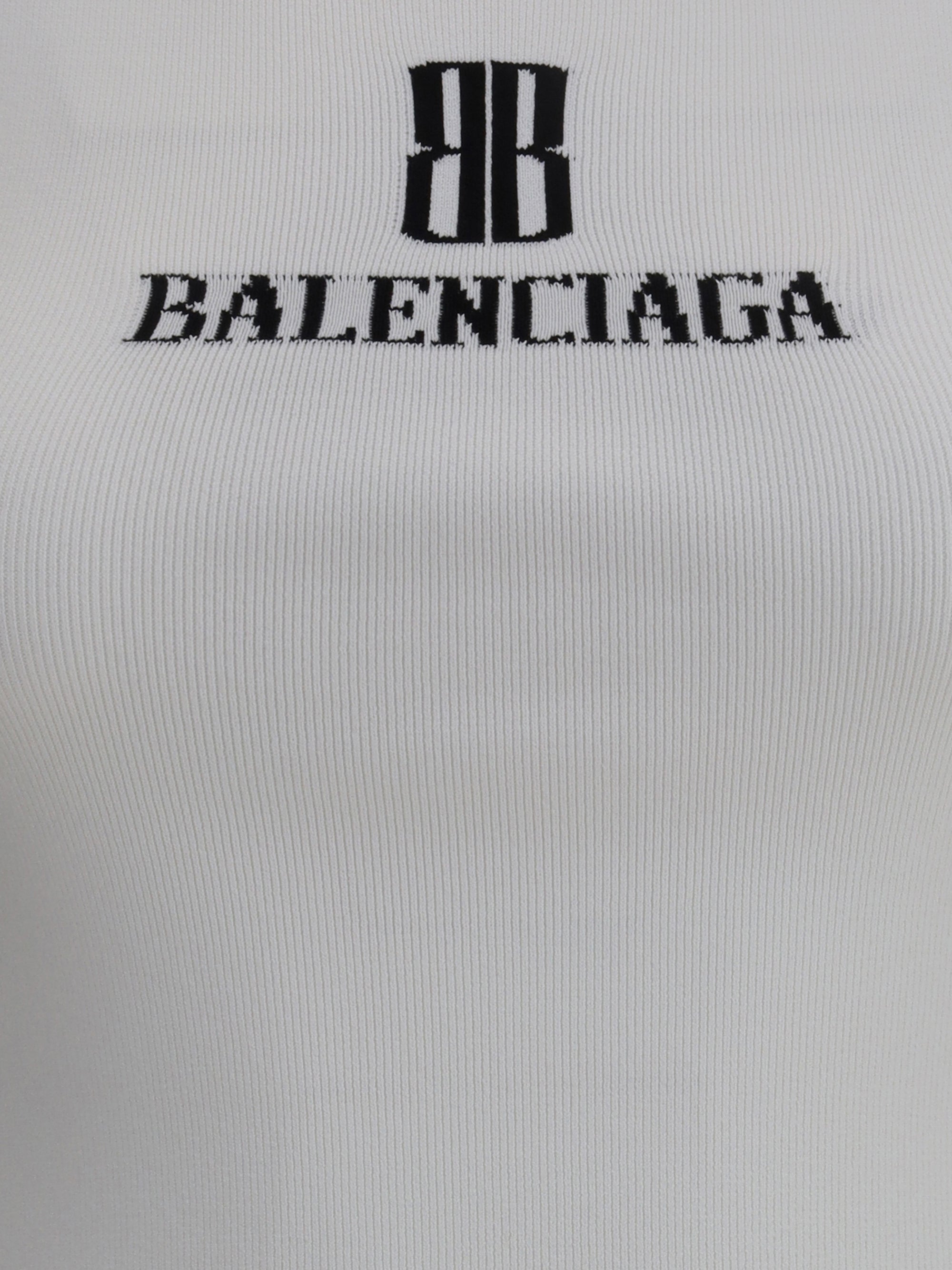 BALENCIAGA L logoed top
