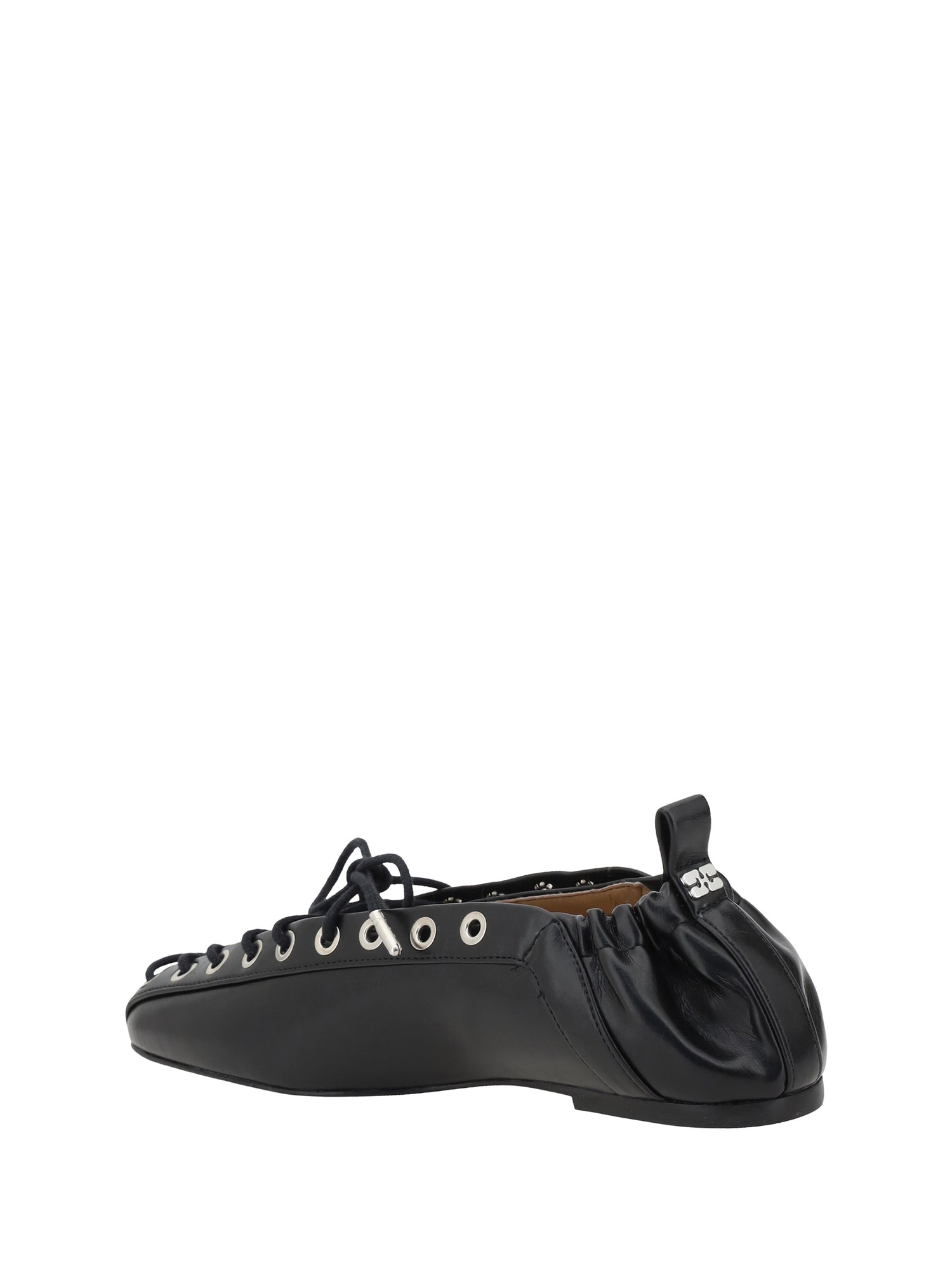 GANNI 37 oleatex ballerinas