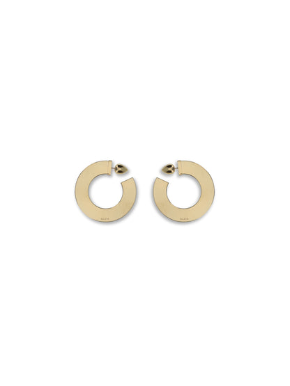 ALAIA OS blade hoop earrings