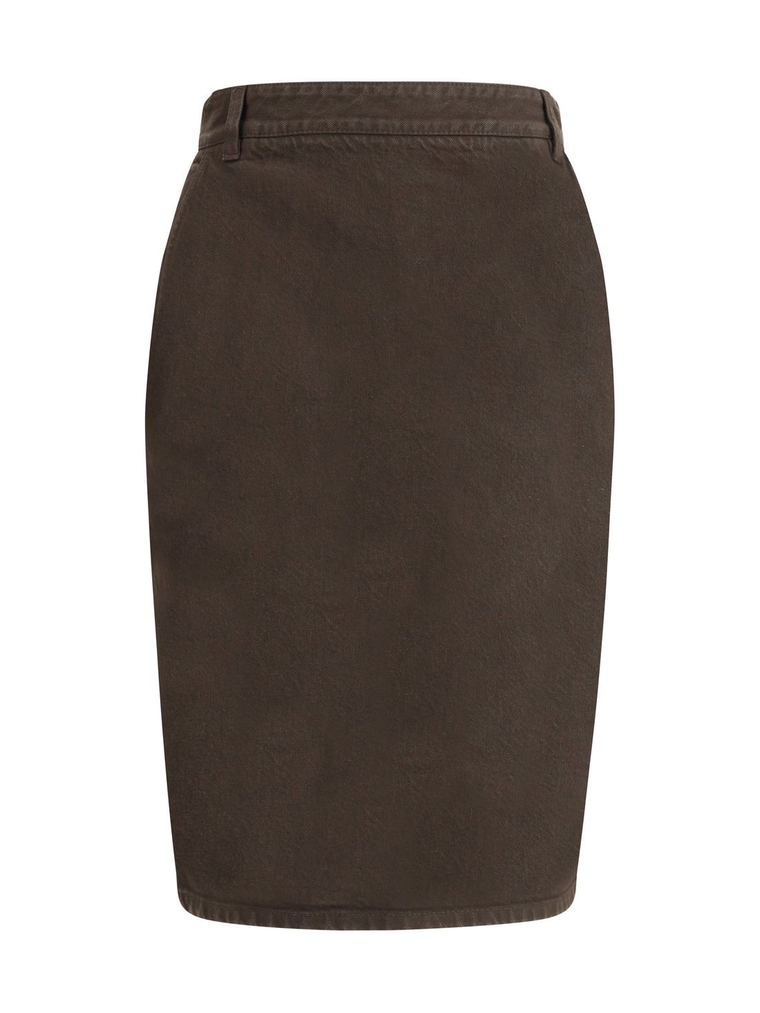 SAINT LAURENT 25 denim pencil skirt