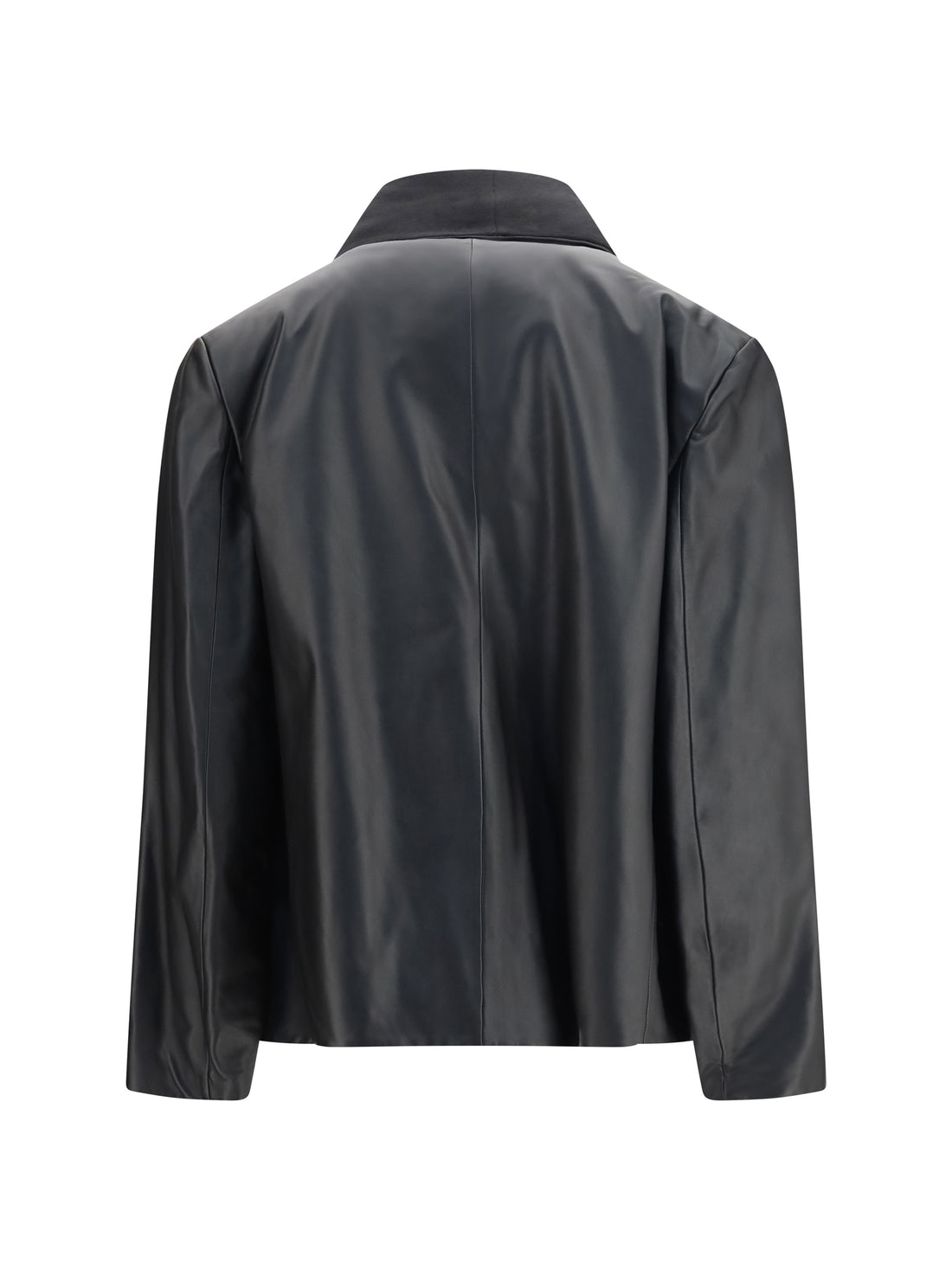 TOTEME 36 scarf leather jacket