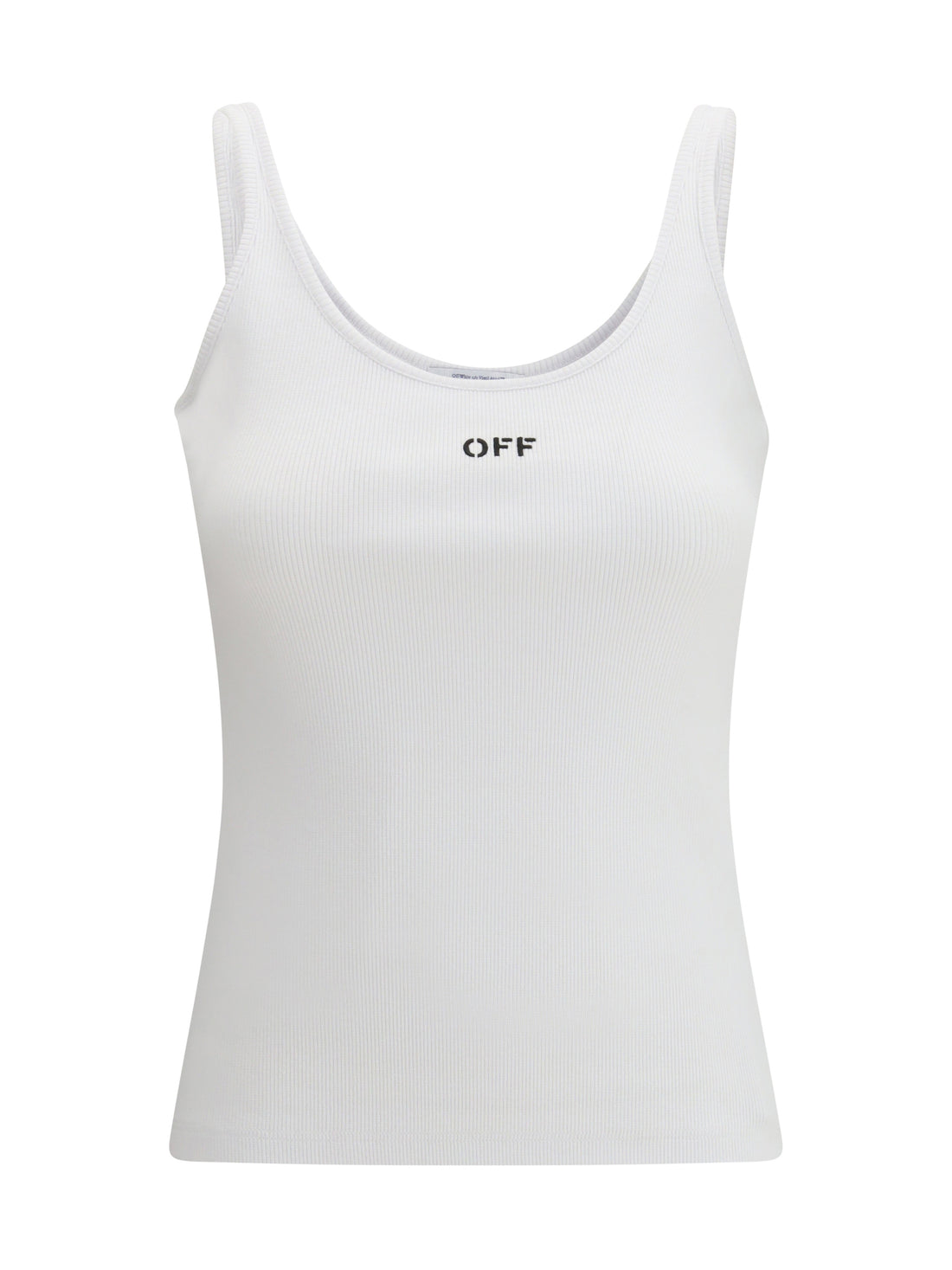 OFF-WHITE 38 off stamp rib tank top