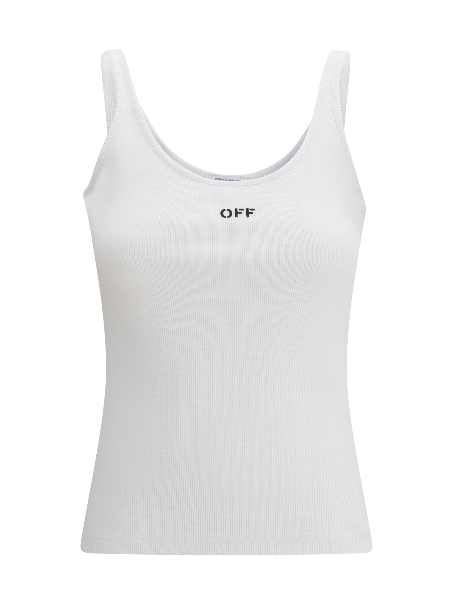 OFF-WHITE 38 off stamp rib tank top