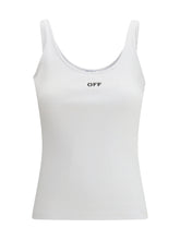 OFF-WHITE 38 off stamp rib tank top