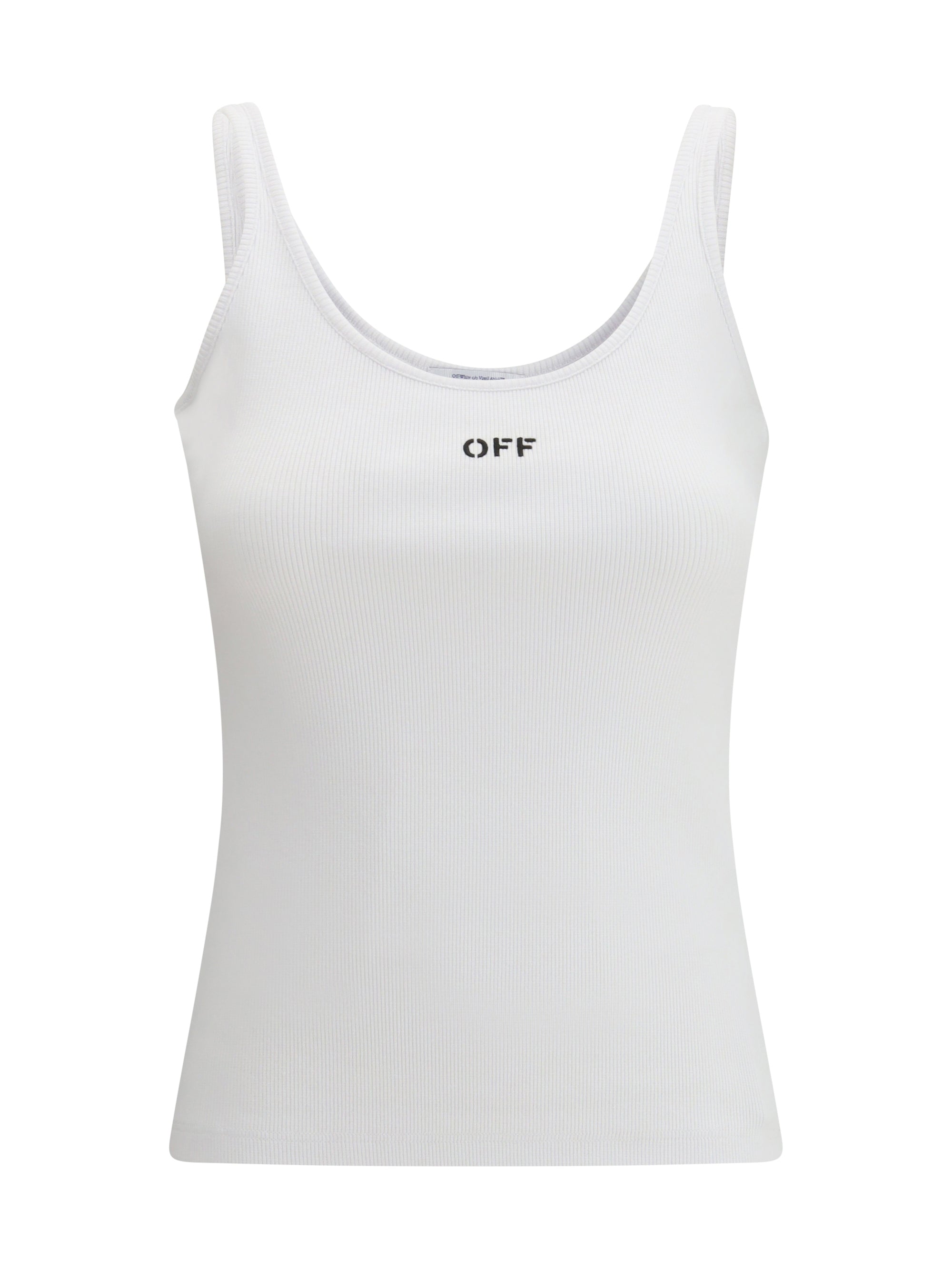 OFF-WHITE 38 off stamp rib tank top