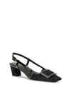 belle vivier shiny-effect slingback pumps
