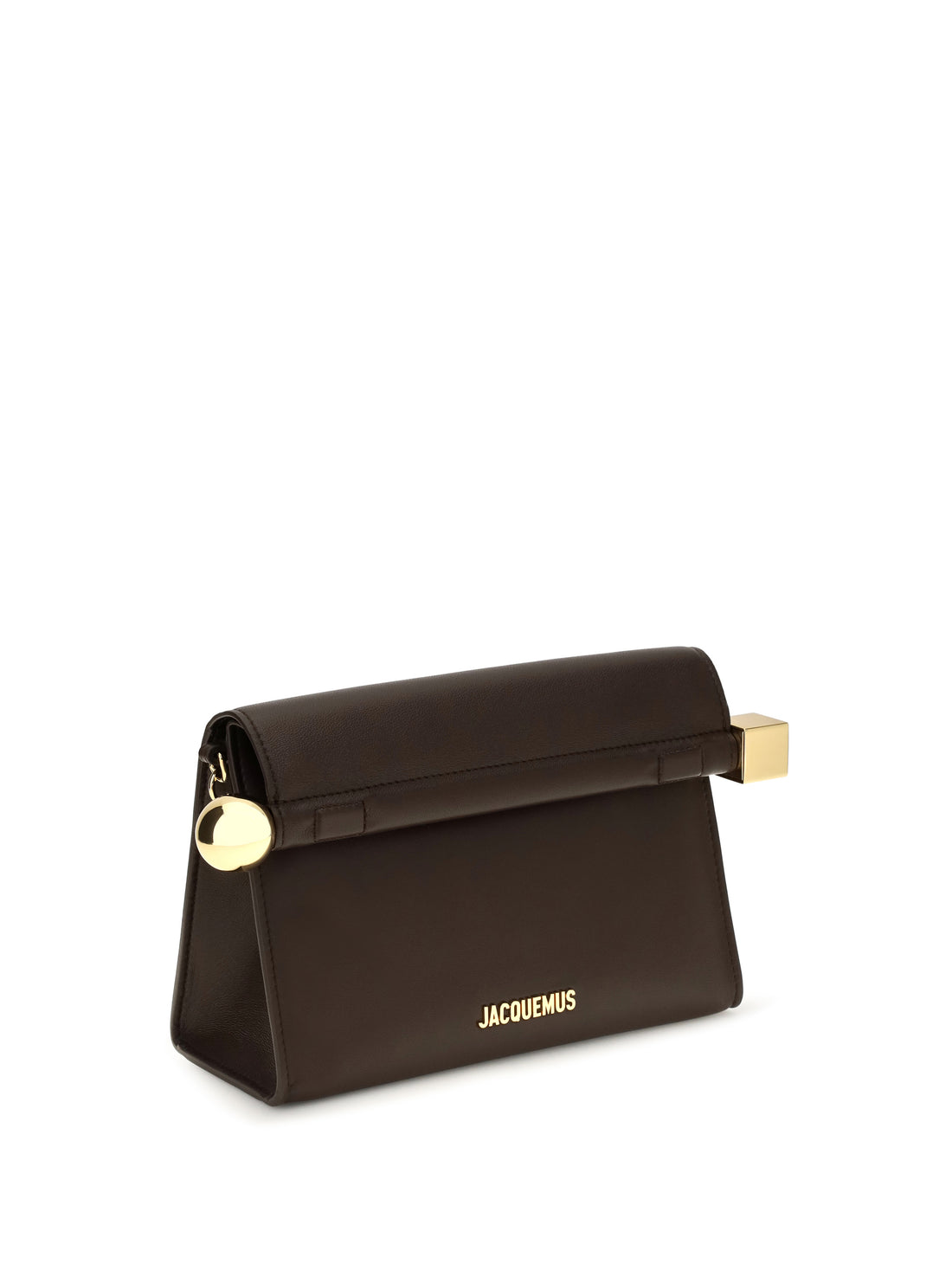 JACQUEMUS OS rond carré leather shoulder bag