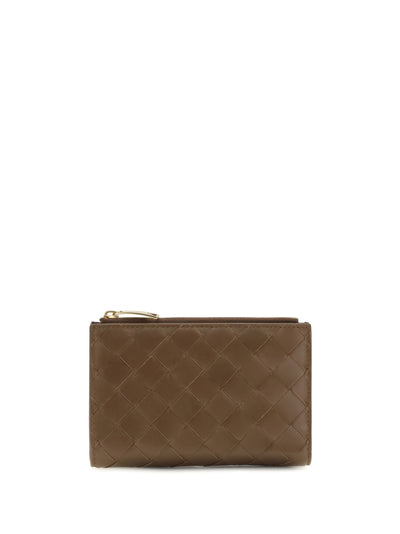 medium bifold intrecciato wallet