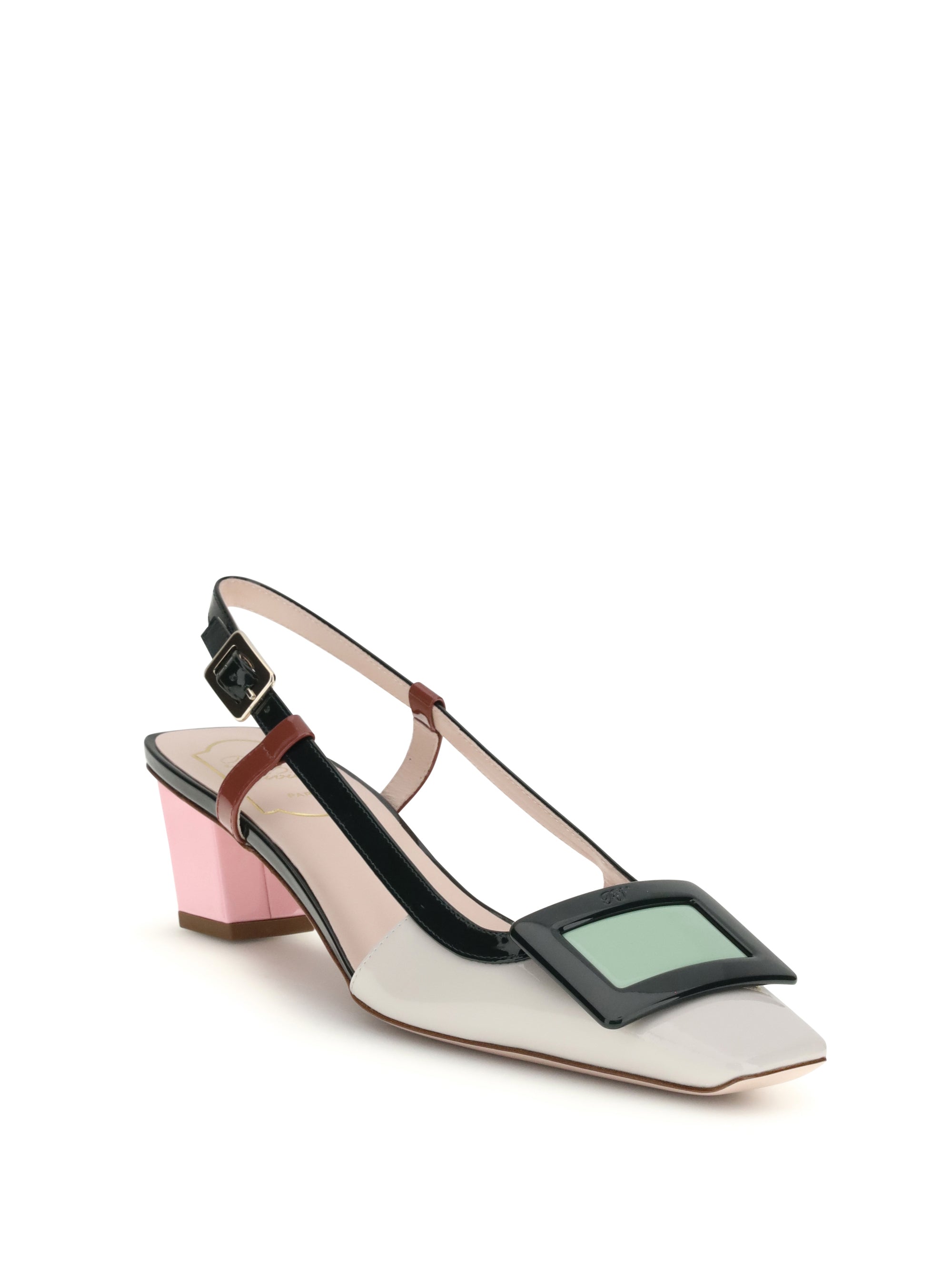 belle vivier slingback décolleté