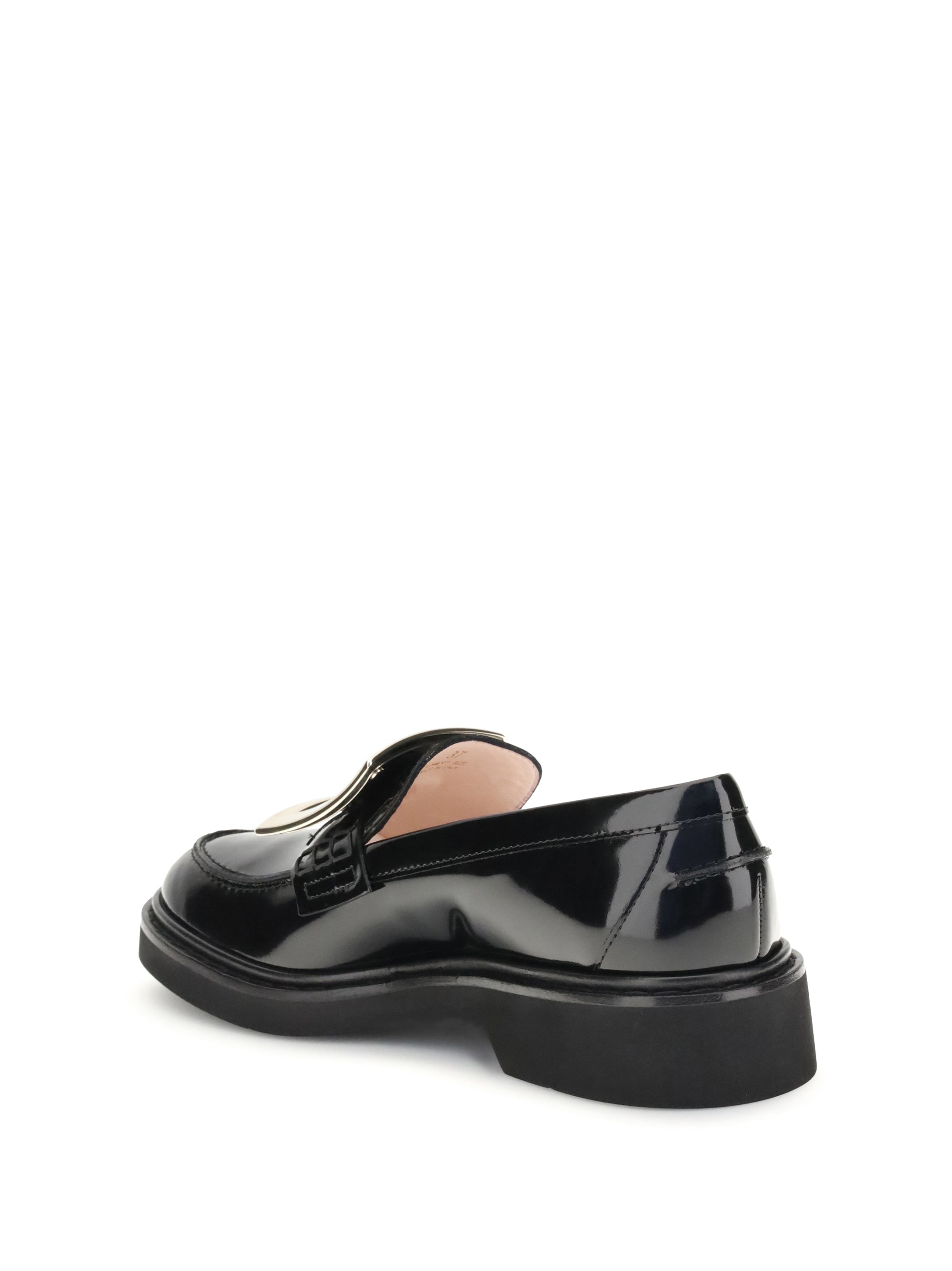 ROGER VIVIER 36 viv’ rangers leather loafers