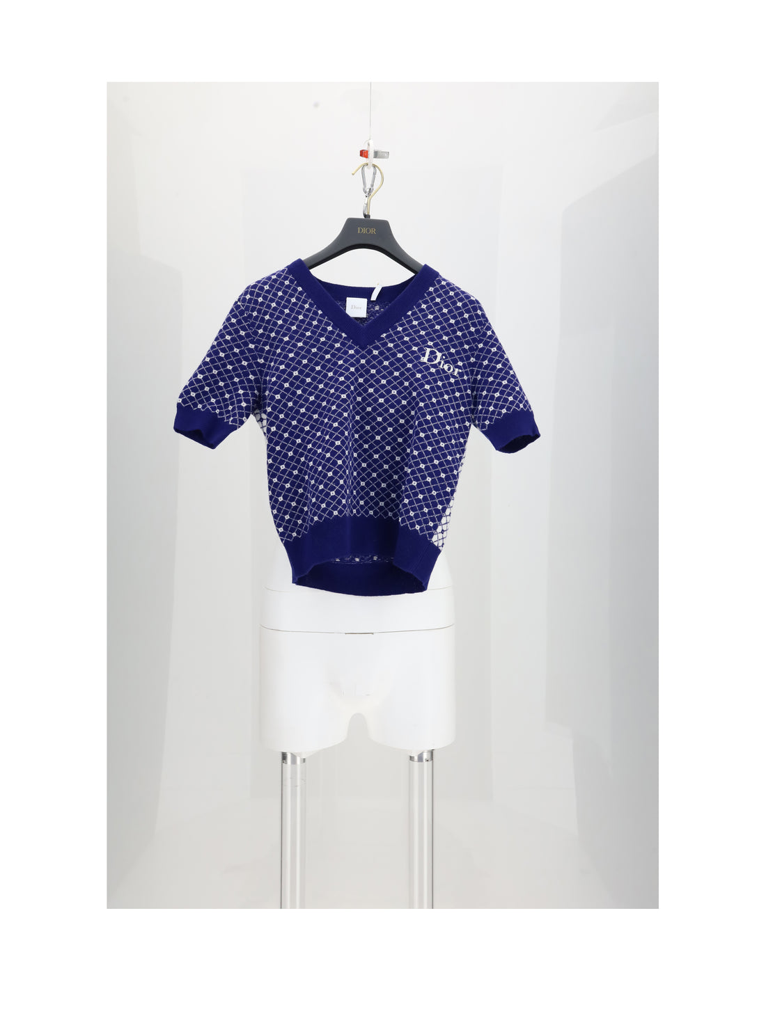 DIOR 38 ba-cannage jacq knit