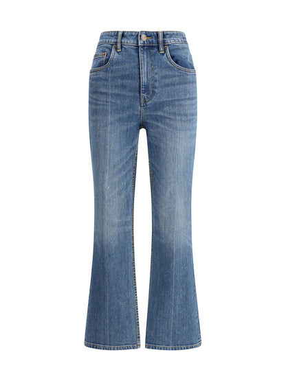 TORY BURCH 25 cropped flare jeans