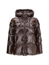 hooded eleodoro down jacket