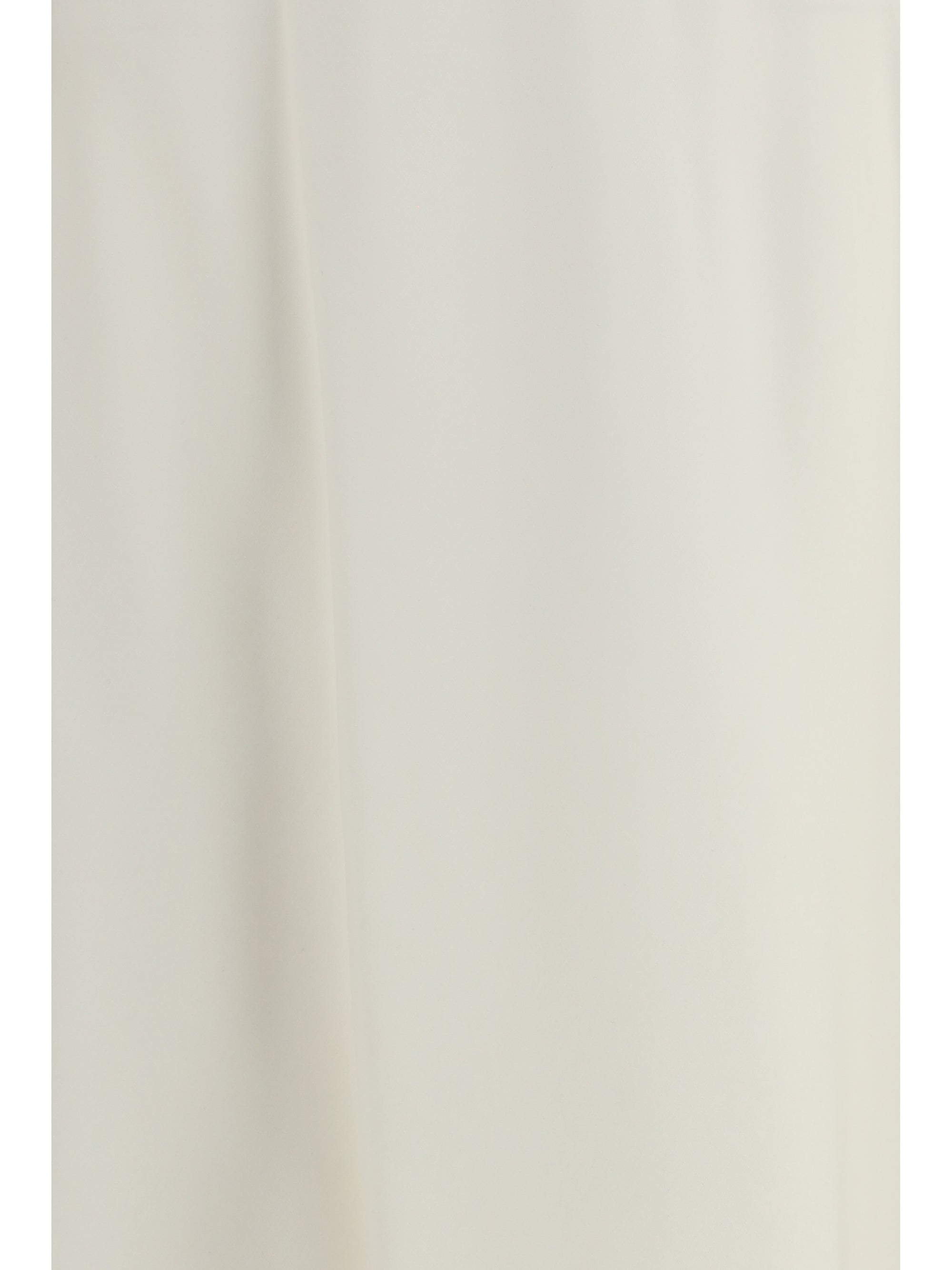 flute virgin wool and viscose twill skirt