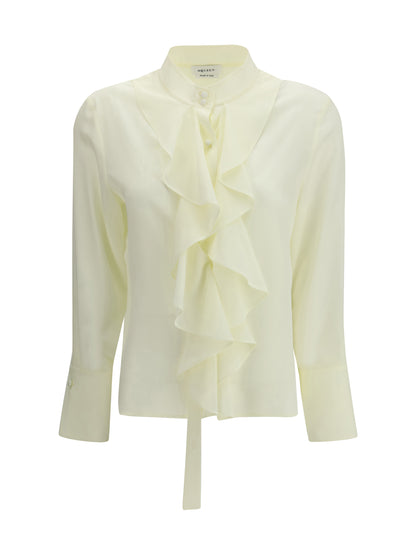ALEXANDER MCQUEEN 40 ruffled shirt 