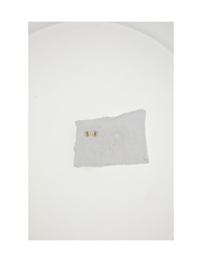 DIOR OS petit cd circle stud earrings