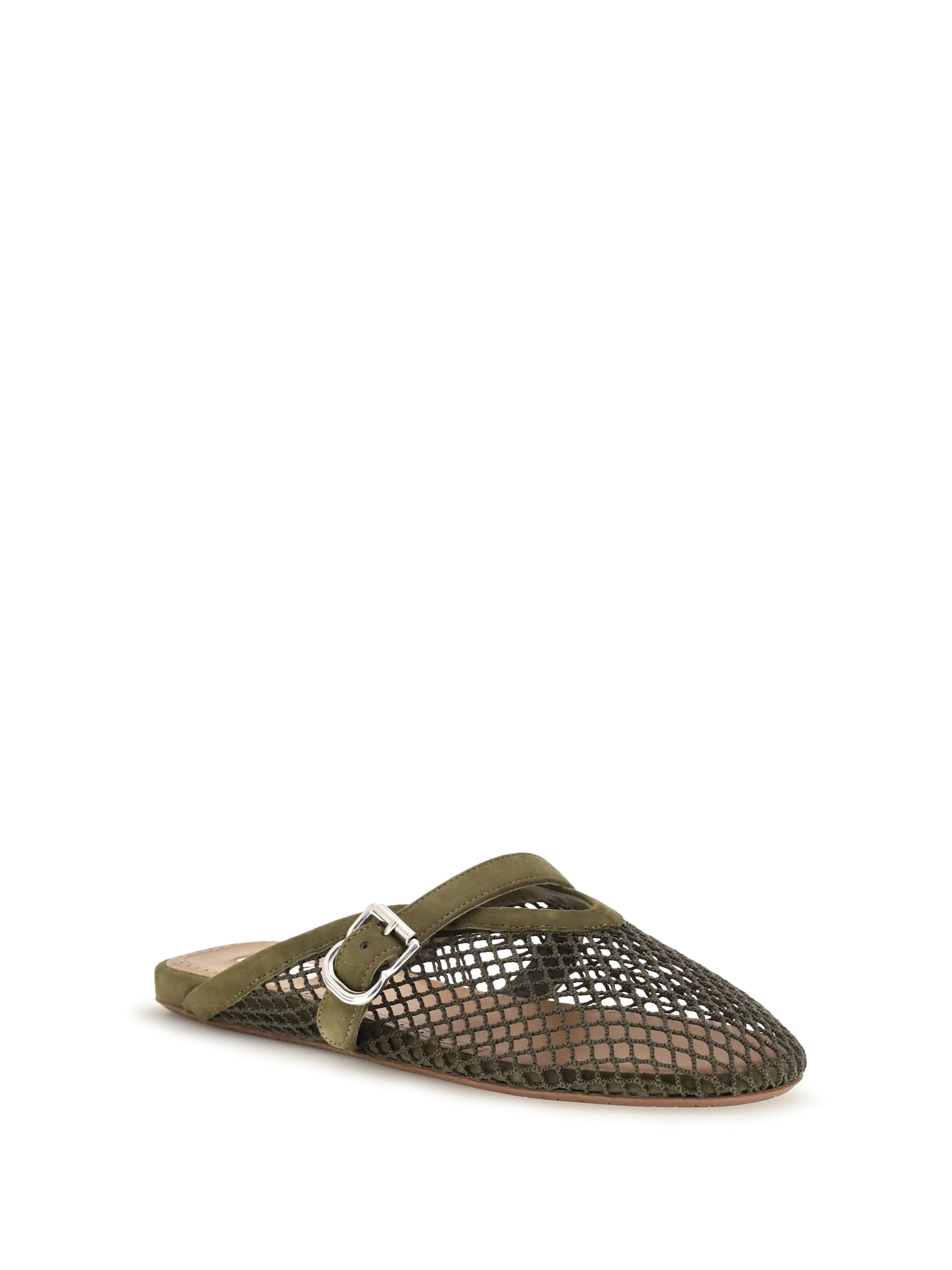 flat mesh mules