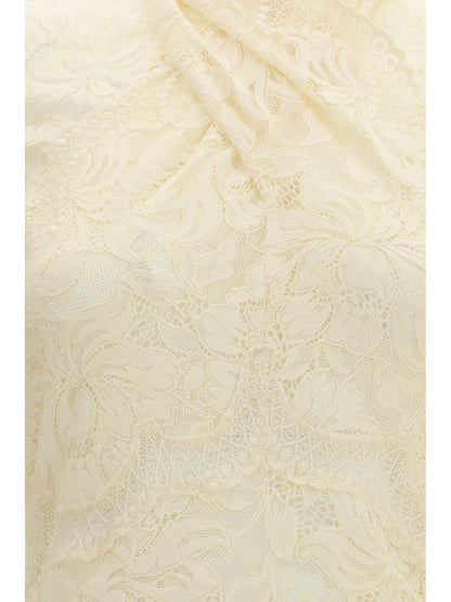 RABANNE 36 long lace dress 