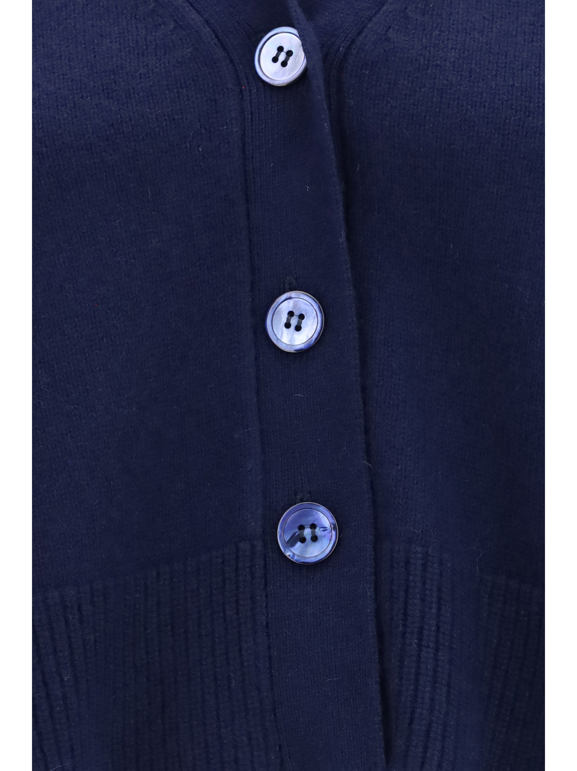 cashmere v-neck buttoned cardigan