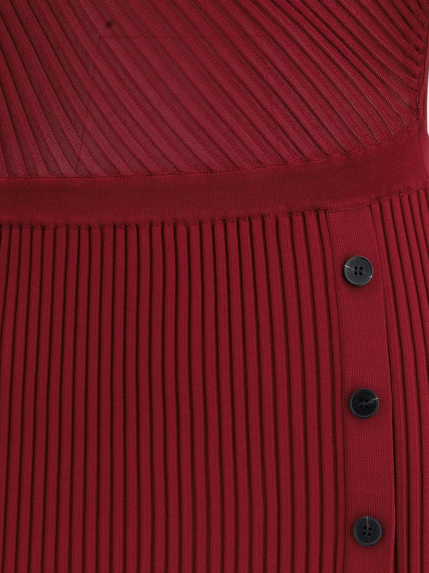 SELF-PORTRAIT M ribbed midi dress