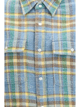 R13 M plaid shirt with frayed hem