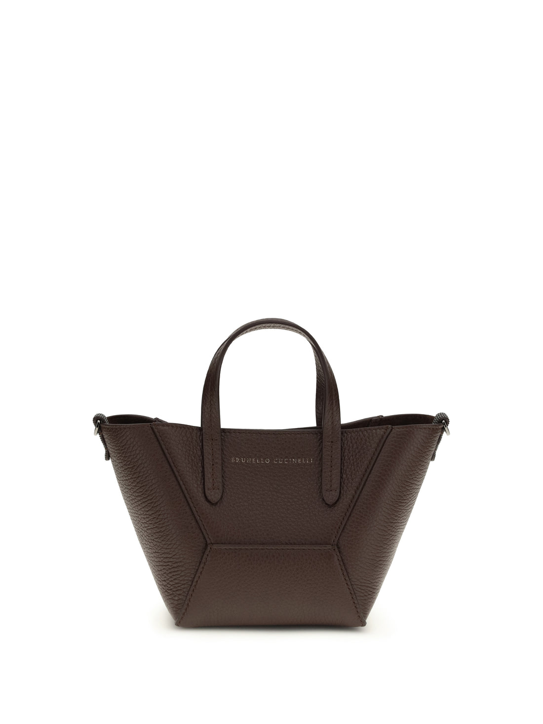 BRUNELLO CUCINELLI OS bc duo leather handbag