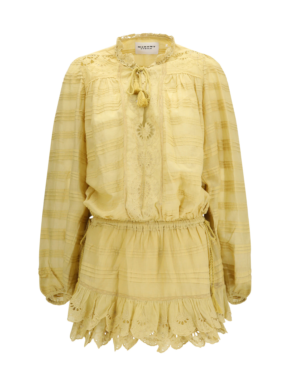 MARANT ETOILE 36 preya short cotton dress