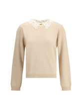 FABIANA FILIPPI 44 lace collar sweater