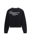 logo brushed fabric sweatshirt