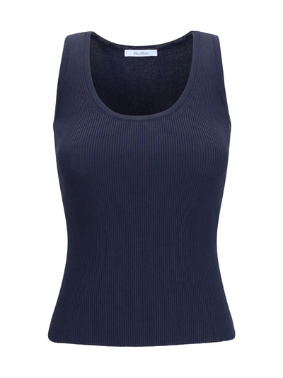 ribbed jersey tank top