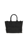 medium beach rafia tote bag