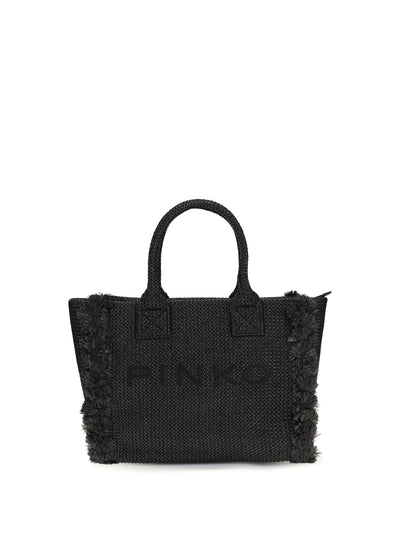 medium beach rafia tote bag