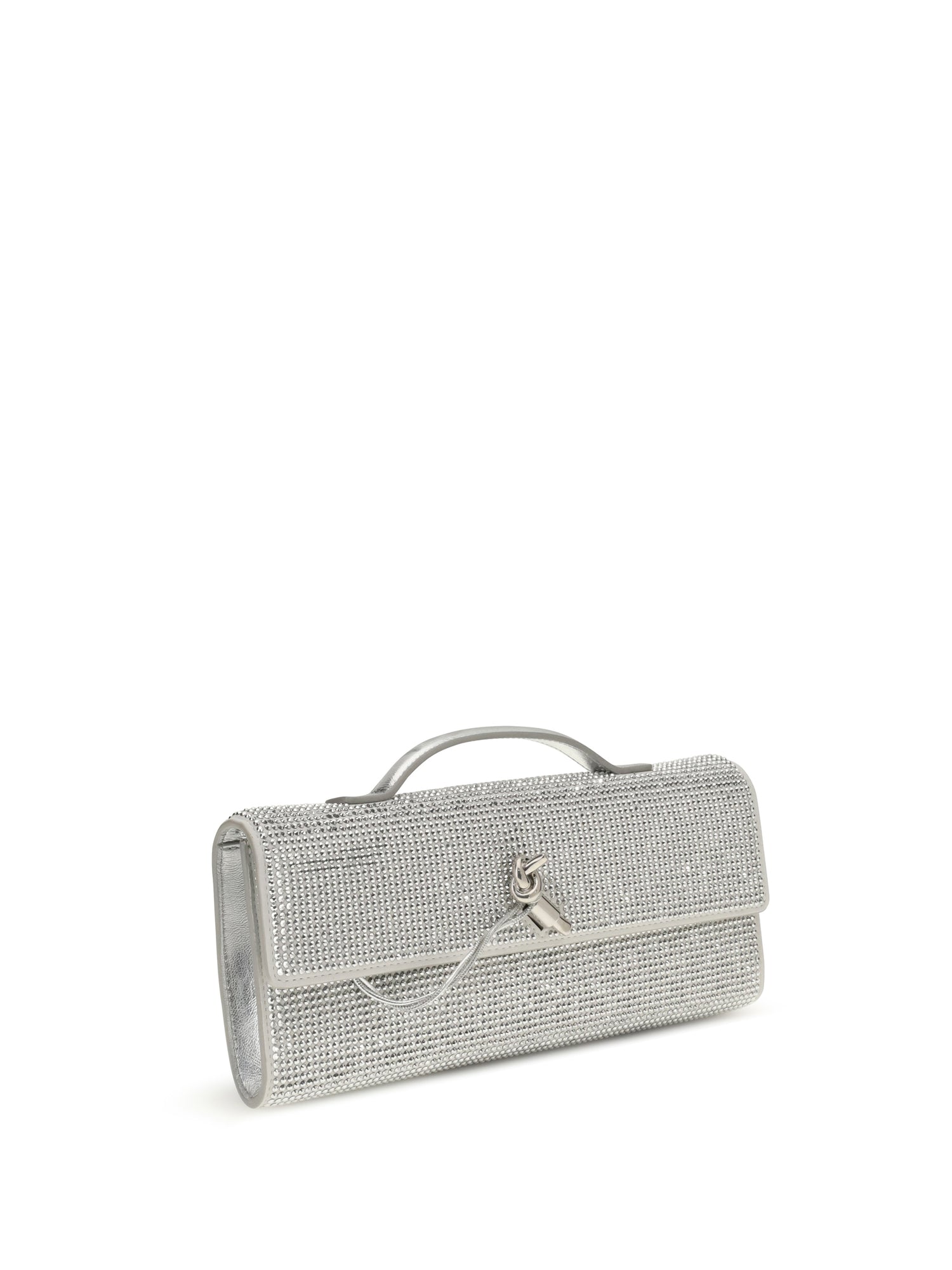 BOTTEGA VENETA OS andiamo clutch with rhinestones