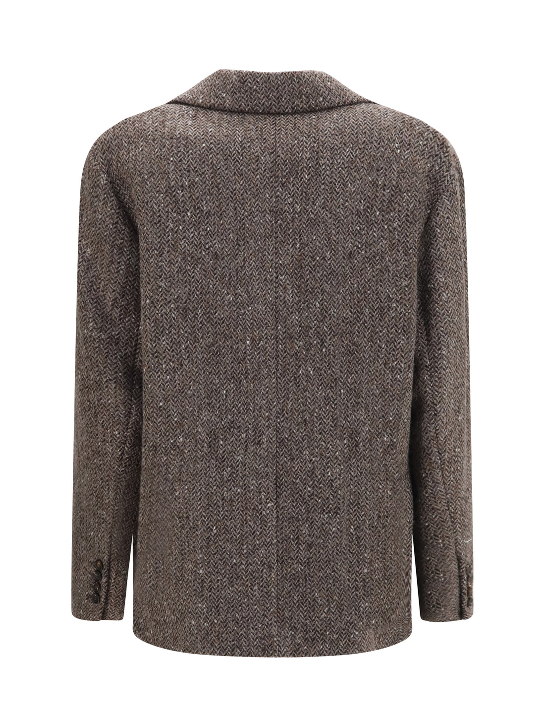 BRUNELLO CUCINELLI 42 single-breasted virgin wool blend jacket
