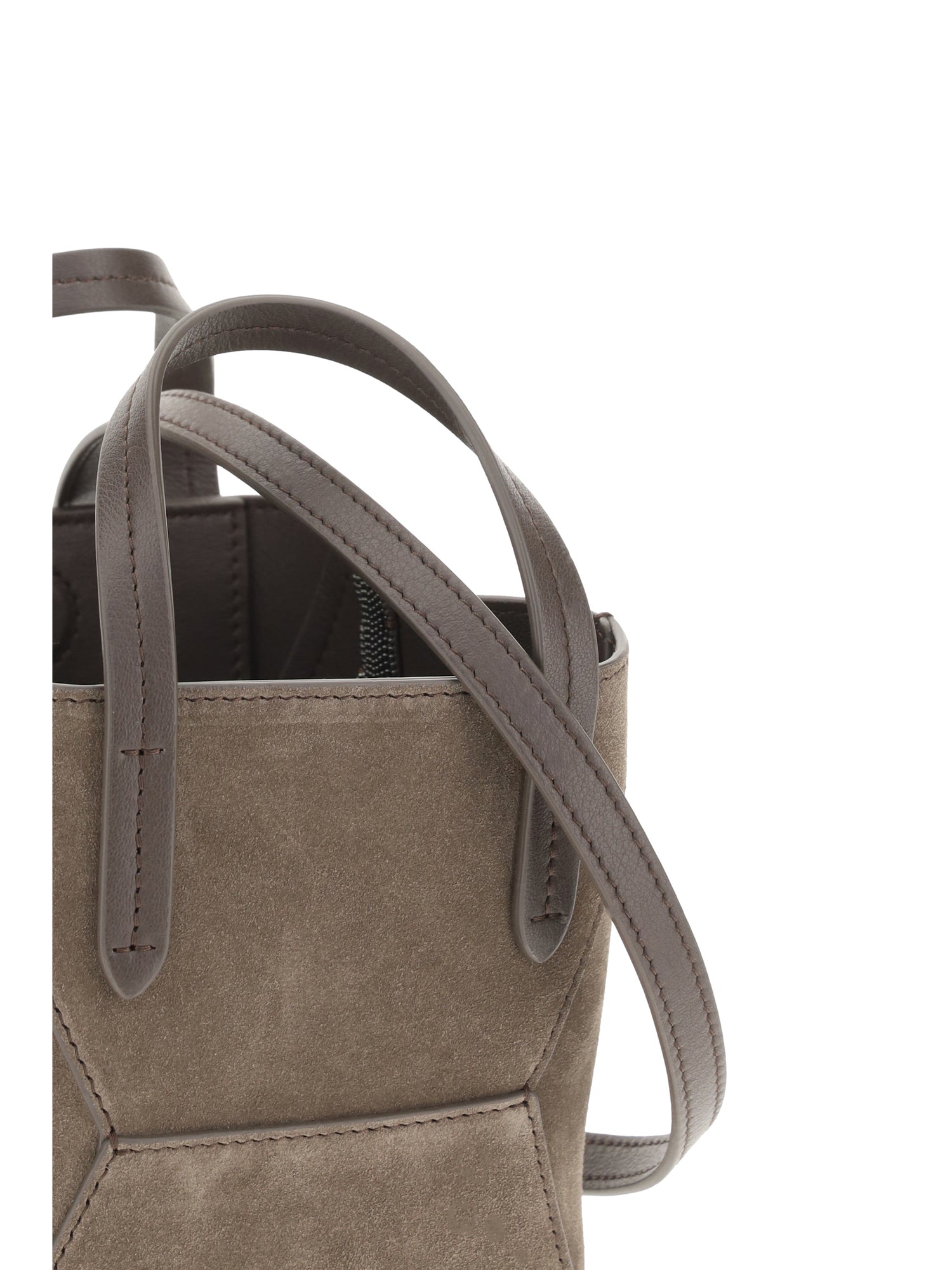 BRUNELLO CUCINELLI OS suede shoulder bag
