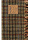 small check wool scarf
