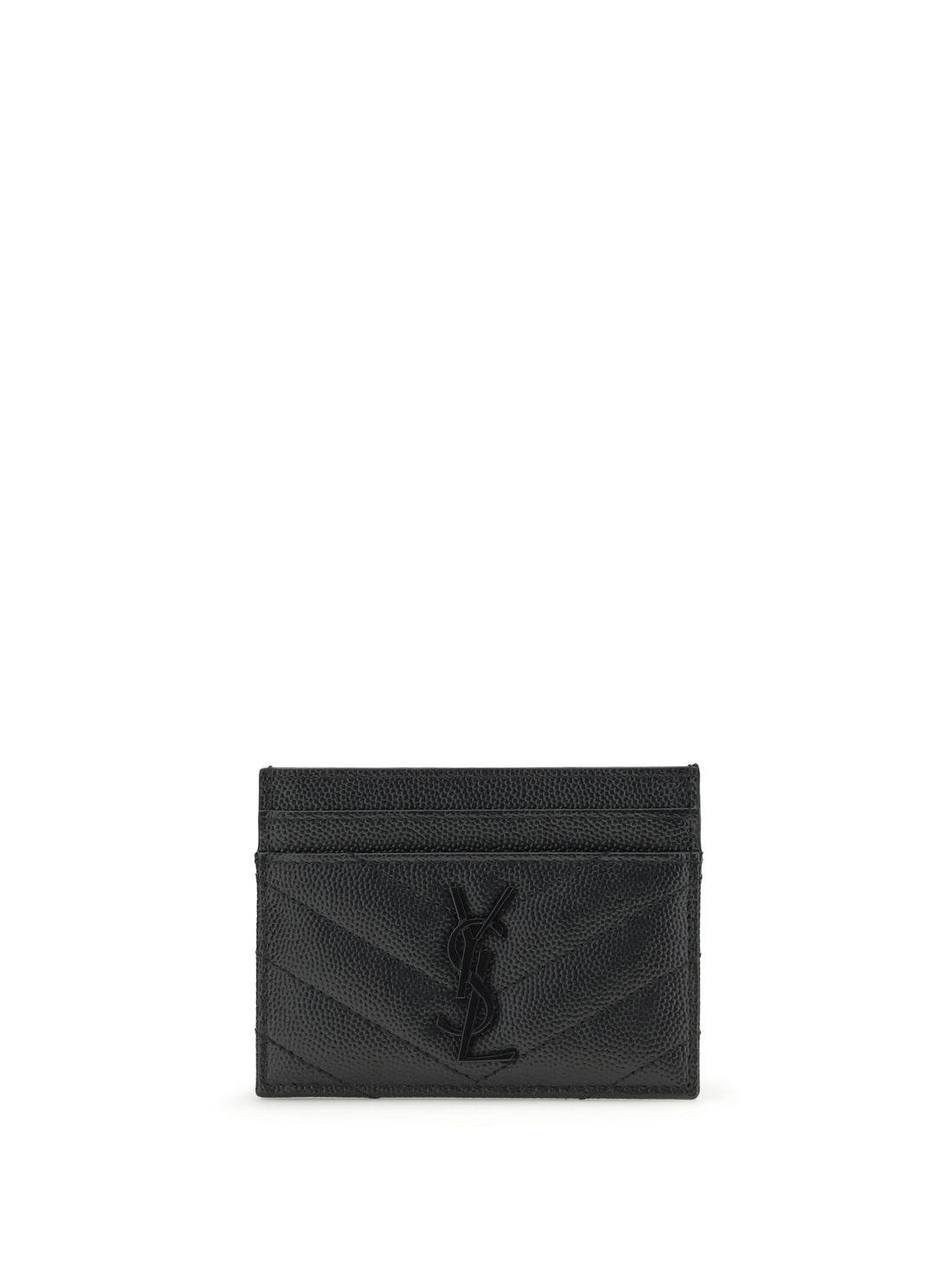 SAINT LAURENT OS leather card holder