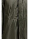 glossy leather padded jacket