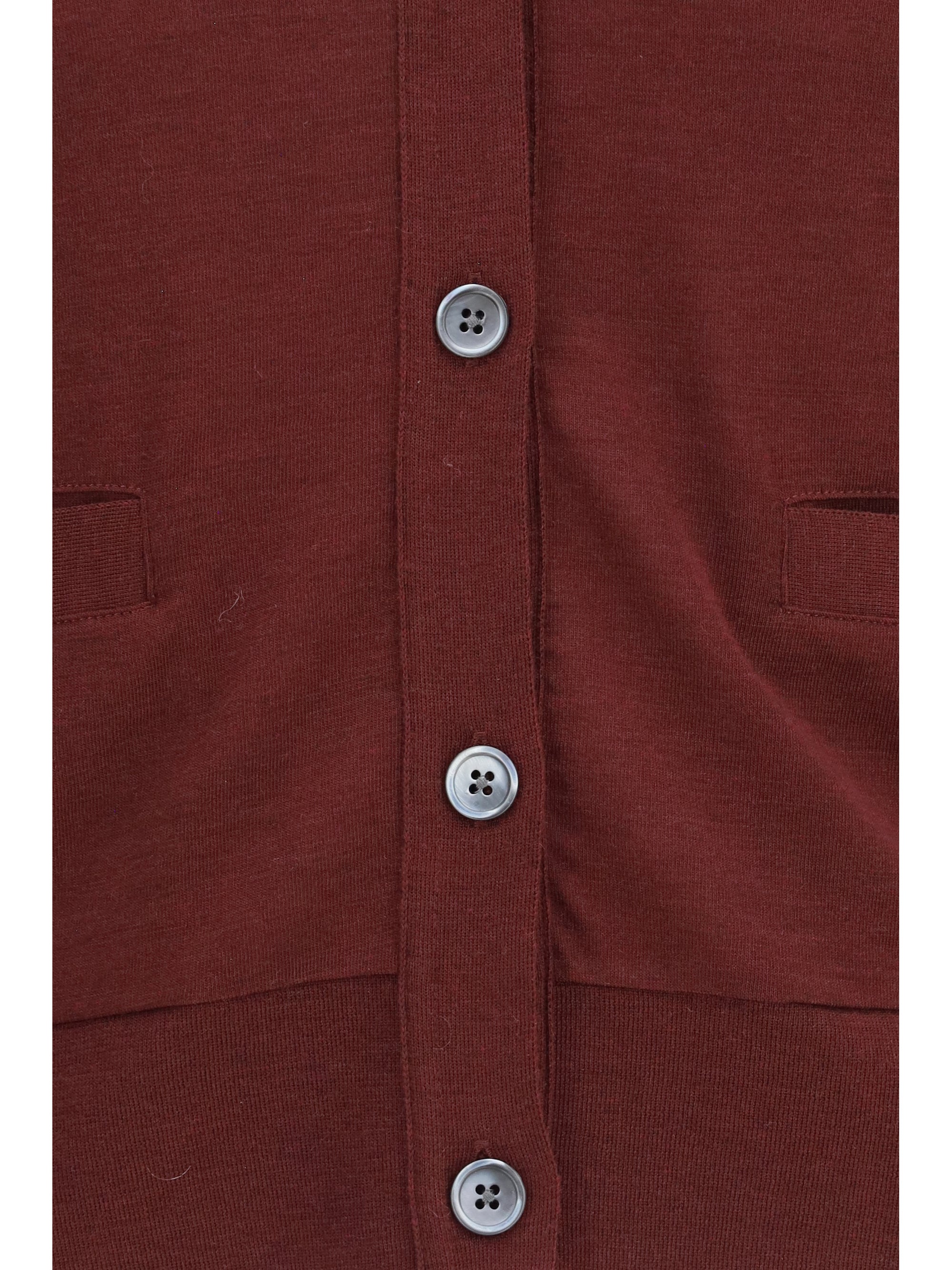 v-neck merino wool cardigan