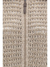 cashmere cardigan with central pocket