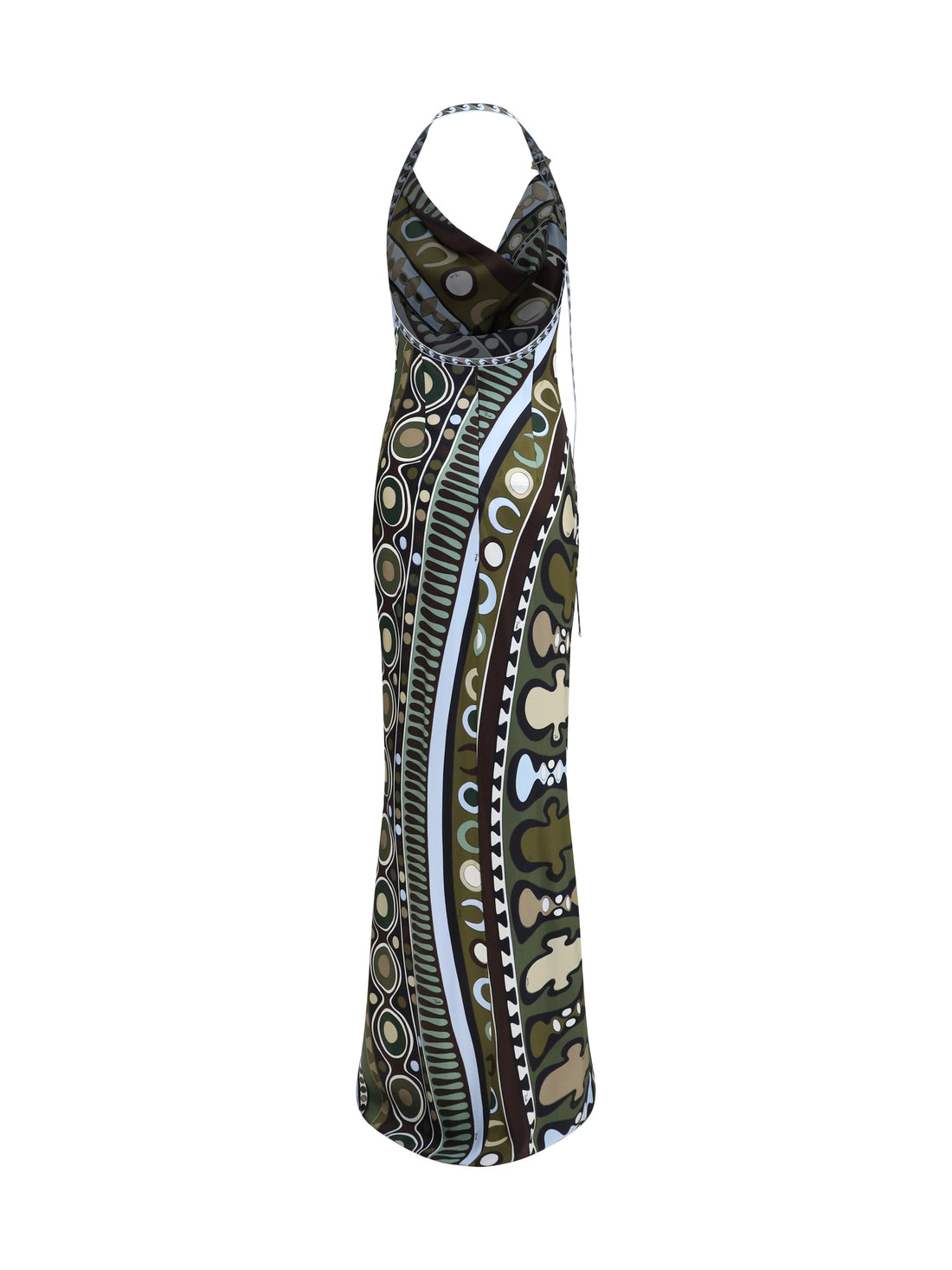 PUCCI 42 long silk-blend printed dress